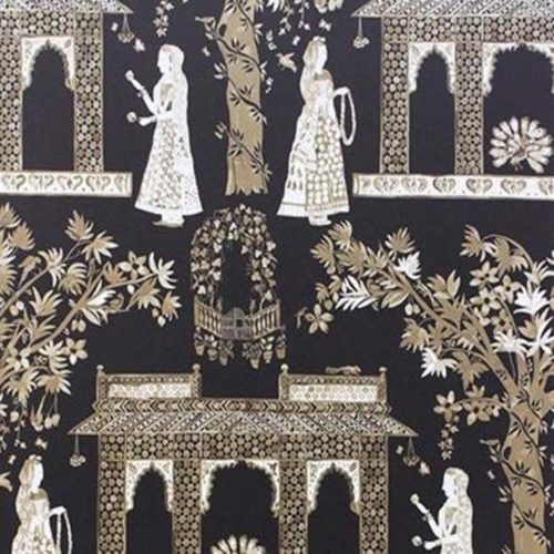 Pavilion Garden Chocolate-Gold NCW4272-04
